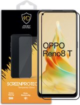 Oppo Reno8 T Screenprotector - MobyDefend Screensaver Met Zwarte Randen - Gehard Glas - Glasplaatje Geschikt Voor Oppo Reno8 T