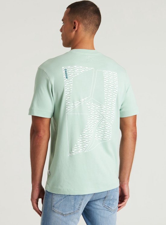 Chasin' T-shirt T-shirt afdrukken Slash Lichtgroen Maat L