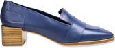 Mangará Louro Dames schoenen - Premium Leer - Blauw - Maat 39