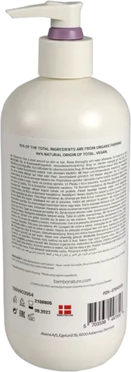 Bambo Nature Hair & Body Wash 500 ml van Bambo Nature — afbeelding 2