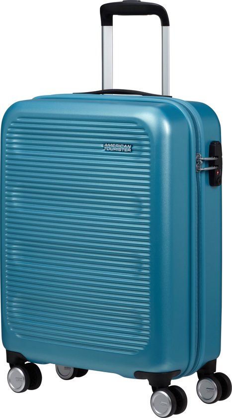 American Tourister Reiskoffer - Astrobeam spinner 55/20 TSA (4wiel) handbagage - Icy Aqua - 2.5 kg
