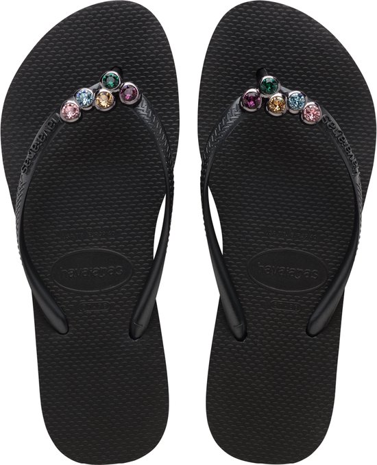 Havaianas SLIM FLATFORM - Zwart - Maat 35/36 - Dames Slippers