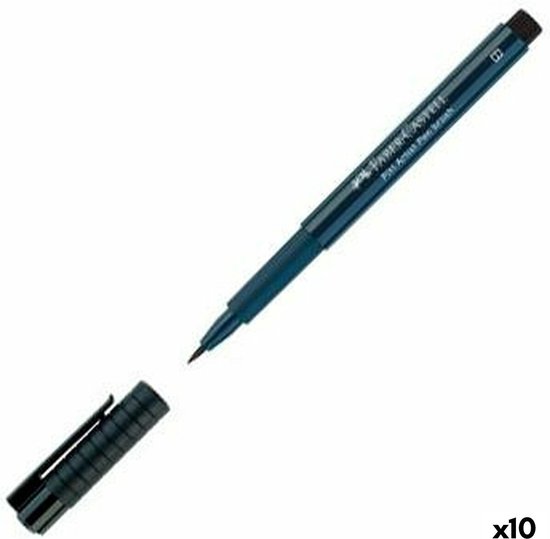 Set van 4 diepe gatmarkers, boorgatmarkers, 20 mm extra lange punt, gatmarkers, waterdichte permanente marker voor muren, hout, kunststof, glas, metaal, karton (zwart, blauw, rood, groen