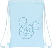 Mickey Mouse Clubhouse Rugtas Met Koordjes Mickey Mouse Clubhouse Licht Blauw (26 X 34 X 1 Cm)