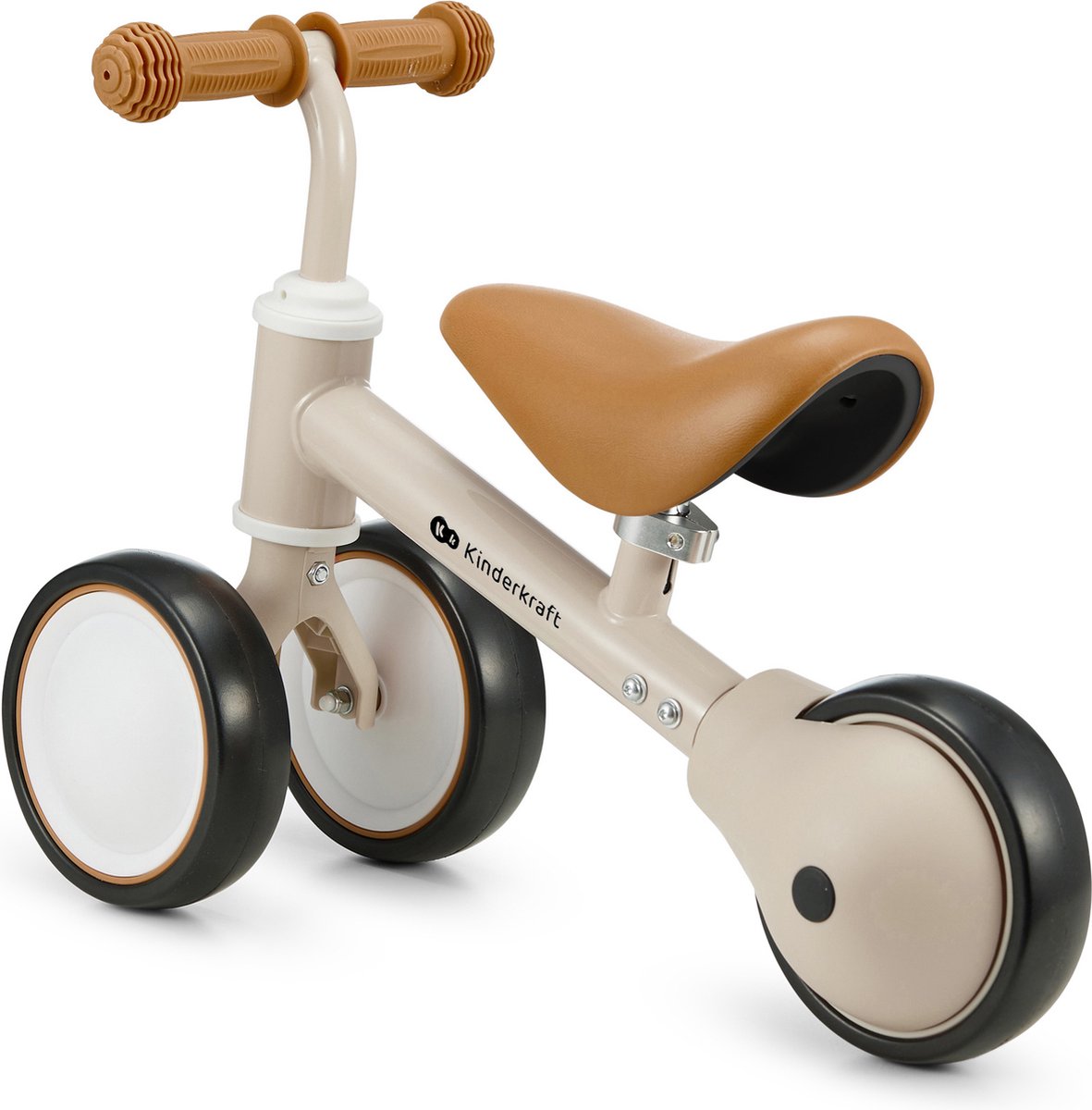 Kinderkraft CUTIE Driewieler Loopfiets - Vanaf 1 jaar - Beige thumbnail 5