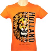 T-shirt Oranje Leeuw - Heren - Volwassenen - Koningsdag - EK/WK - Olympische Spelen - Een Stuk - Maat M