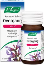 A.Vogel Famosan Overgang Salvia sterk tabletten - Krachtige formule.** Salvia helpt bij opvliegers en nachtelijk transpireren.* - 25 st