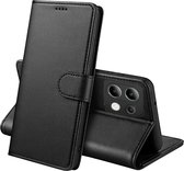 Xiaomi Redmi Note 13 Pro 4G Zwarte portemonnee met magnetische klep en kaartopslag