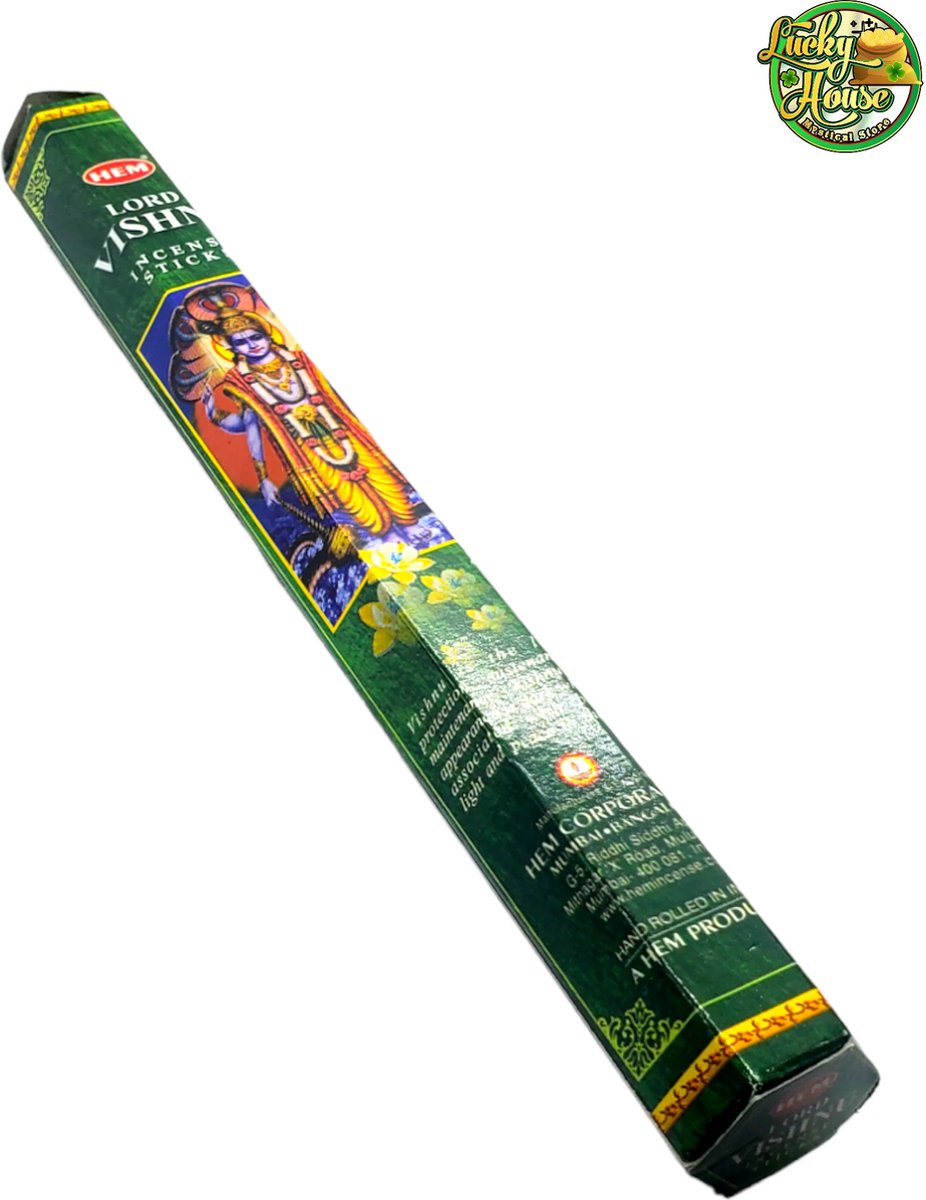 Goedkoopste HEM Wierook - Lord Vishnu - 1 Los Pakje á 20 stokjes