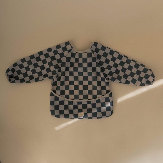 Mushie Slab met Mouwen Olive Check — afbeelding 2