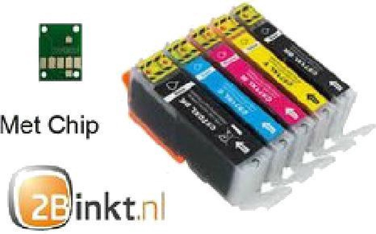 Canon compatible 570XL 571XL inkt cartridges 5-pack