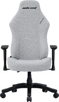 Bol.com Andaseat Luna Series Grey Fabric - gaming chair - gamestoel - ergonomische bureaustoel volwassenen - nek en rug steun - ... aanbieding