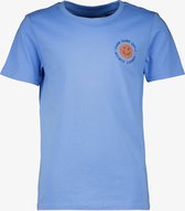 TwoDay jongens T-shirt met smiley blauw - Maat 146/152