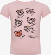 TwoDay meisjes T-shirt met tijgers lichtroze - Maat 92