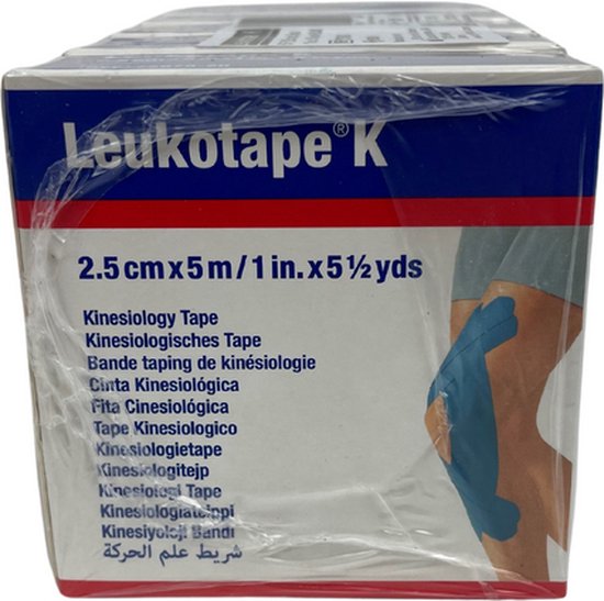 Leukopor 5m x 2,5cm met klemring (2472)- 3 x 1 stuks voordeelverpakking