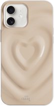 xoxo Wildhearts Biggest Love Creme telefoonhoesje - Geschikt voor iPhone 11 - Heart case - Hoesje met hartjes patroon - Case met hart - telefoonhoesje met camera bumper - Creme / Beige