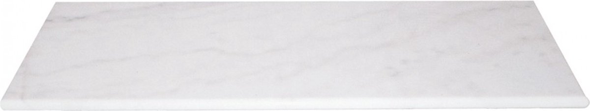 Lesli Living Table marbre - Blanc - 100x60 cm