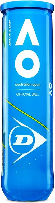 Dunlop AO - Australian Open - 4-tube tennisballen - geel - Dunlop