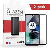 2-pack BMAX Screenprotectors geschikt voor Moto G23 - Van gehard glas - Samsung screenprotectors - Telefoonaccessoires - Telefonie & Accessoires - Beschermglas - Glazen screenprotectors