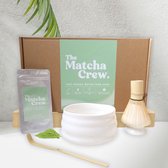 Matcha starter set met matchaklopper, matchakom, maatlepel, houder en matcha sample