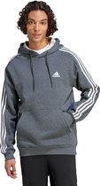 Sweat à capuche adidas Sportswear Essentials Fleece 3-Stripes - Homme - Grijs- XL