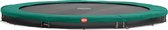 BERG Trampoline Favorit - InGround - 430 cm - Groen - Voordeel Pakket met Afdekhoes Groen
