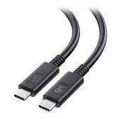 Cable Matters 201025-BLK-1m USB-IF Gecertificeerde USB-C naar USB-C kabel - 8K60Hz - 10Gbps - PD100W - Zwart