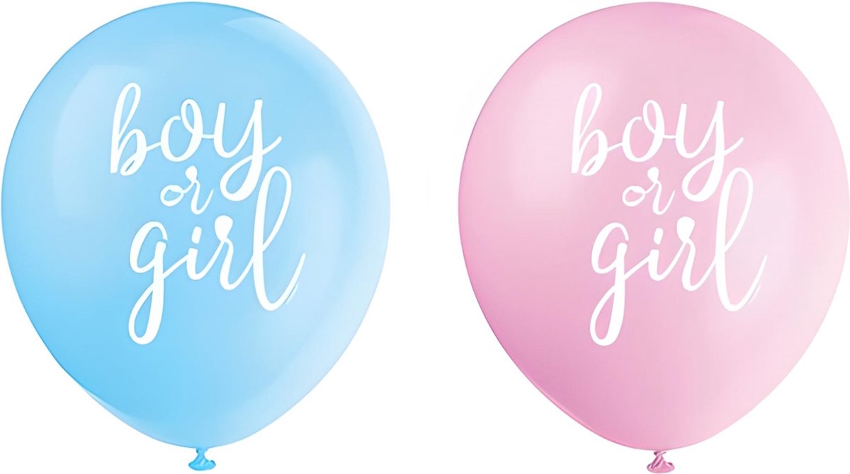 Jep-Party 'Boy Or Girl' 30 cm 8 Stuks Ballonnen U76095