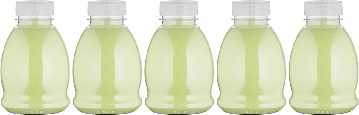 Goedkoopste Scrubzout Fresh Ginger - 375 gram - Fles met transparante dop - Set van 5 stuks - Hydraterende Lichaamsscrub