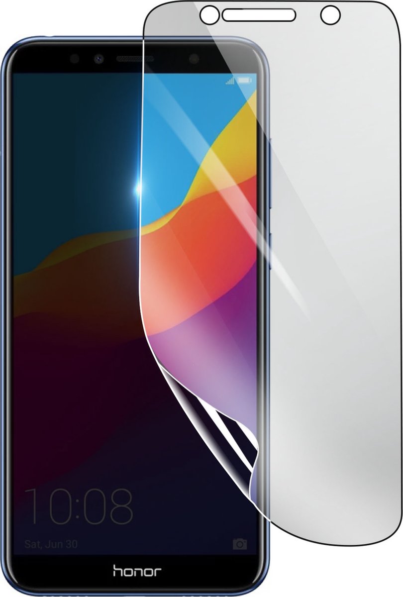 3mk, Geschikt voor Honor 7A, Schokbestendige Hydrogel Screenprotector, Transparant
