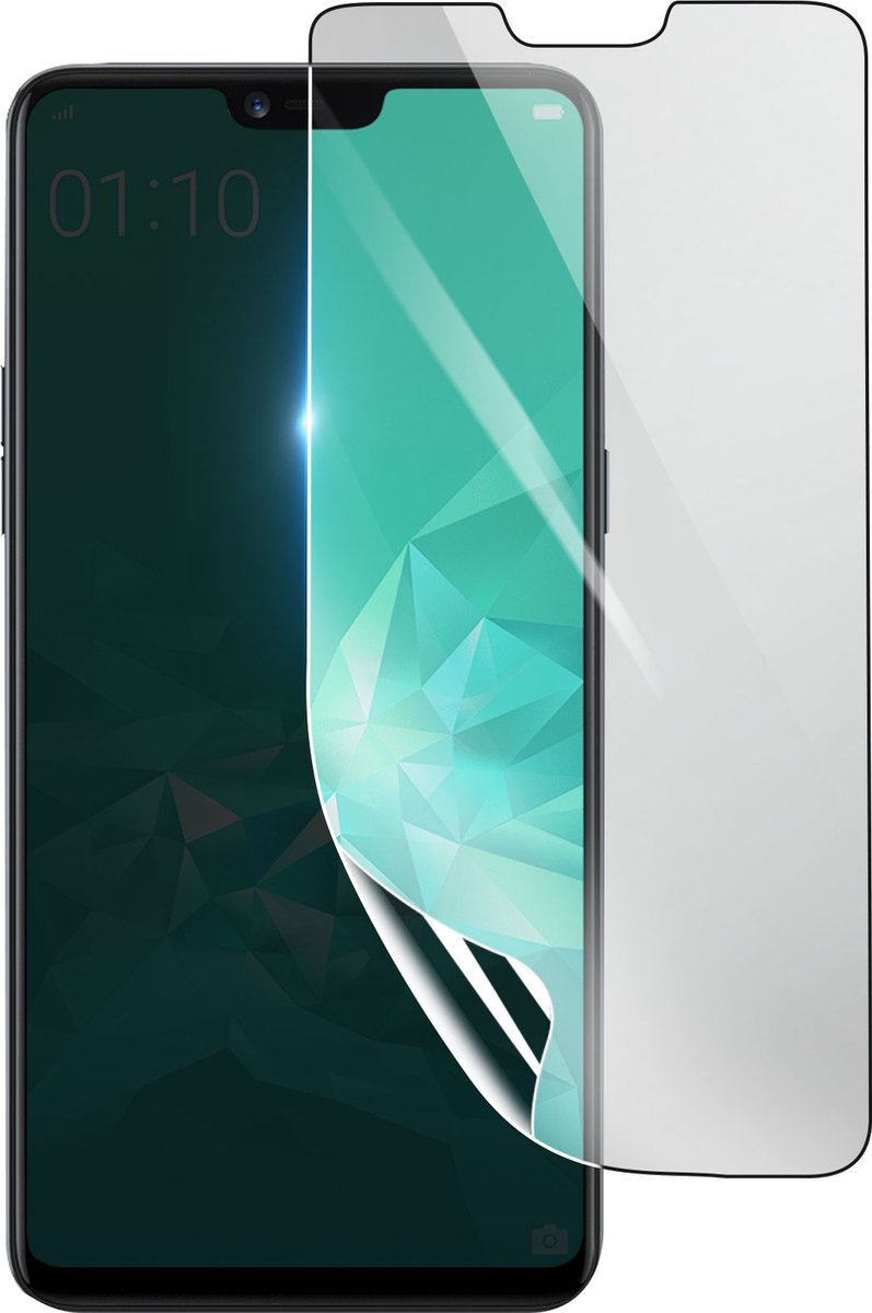 3mk, Geschikt voor Oppo A3, Schokbestendige Hydrogel Screenprotector, Transparant