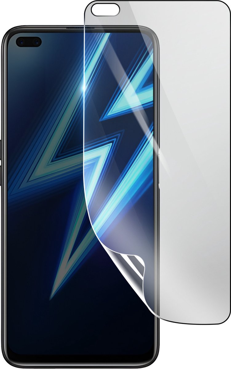 3mk, Geschikt voor Realme 6 Pro, Schokbestendige Hydrogel Screenprotector, Transparant