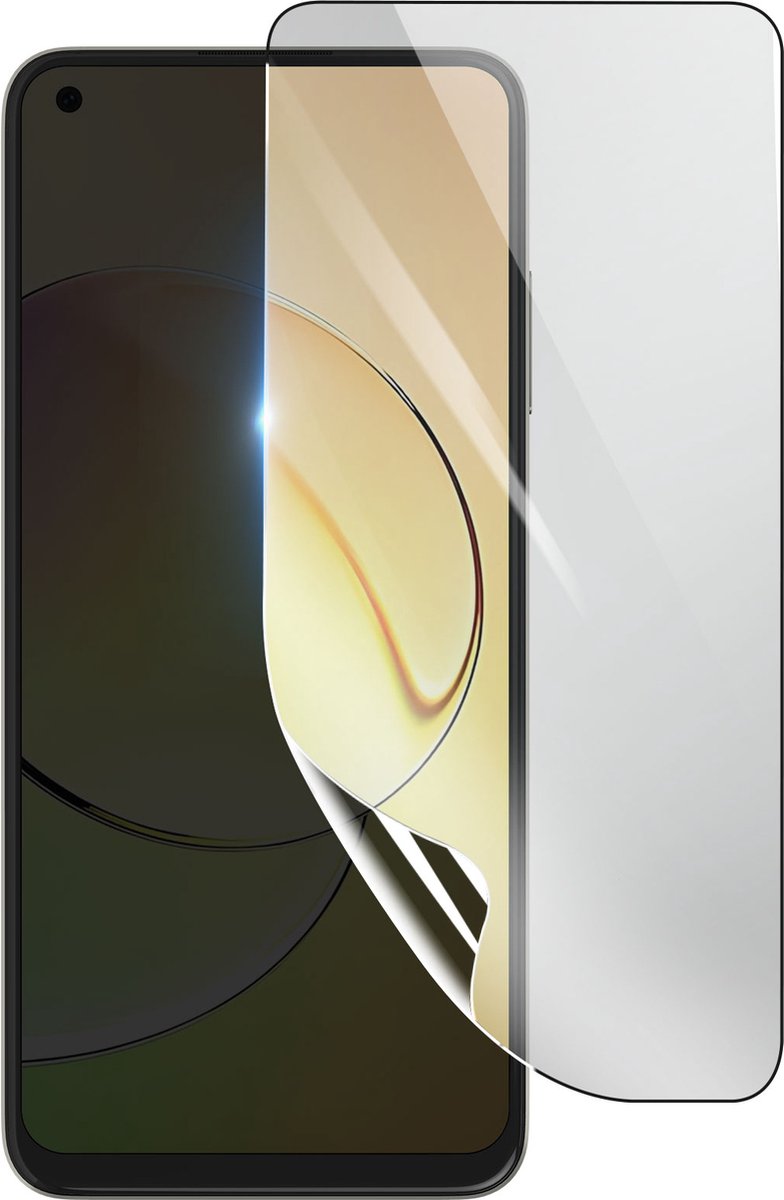 3mk, Geschikt voor Realme 10, Schokbestendige Hydrogel Screenprotector, Transparant