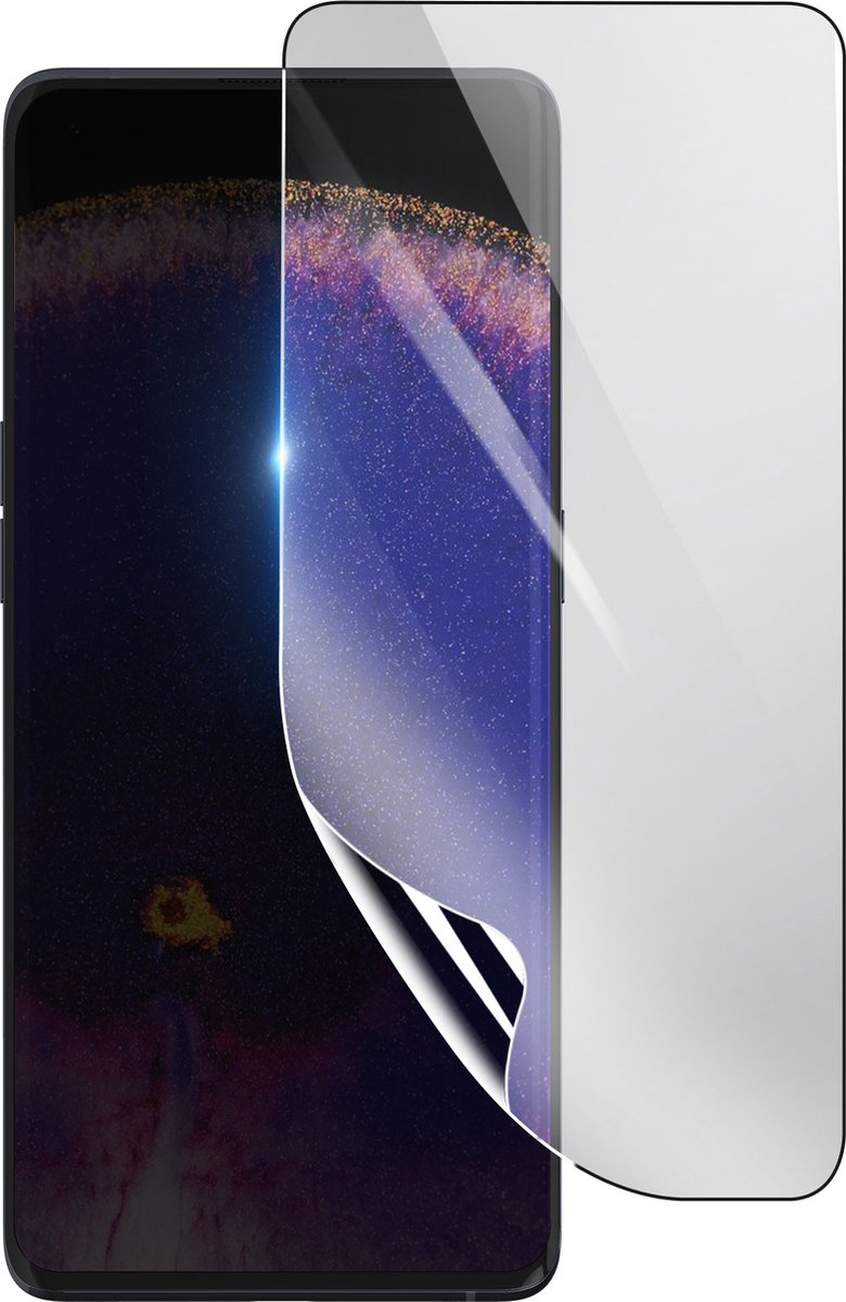 3mk, Geschikt voor Oppo Find X5, Schokbestendige Hydrogel Screenprotector, Transparant