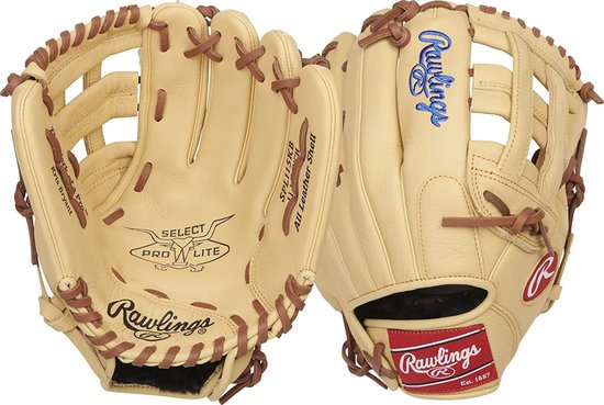 Foto: Rawlings spl115kb honkbalhandschoen 11 5 reg rechtsgooiend 