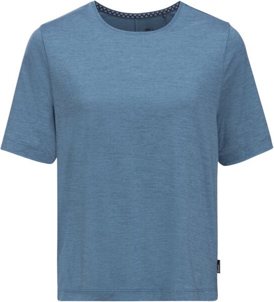 Jack Wolfskin Travel T W - Elemental blue - Outdoor Kleding - Fleeces en Truien - T-Shirt