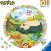 Ravensburger Puzzle rond Pokémon - Puzzle rond - 500 pièces