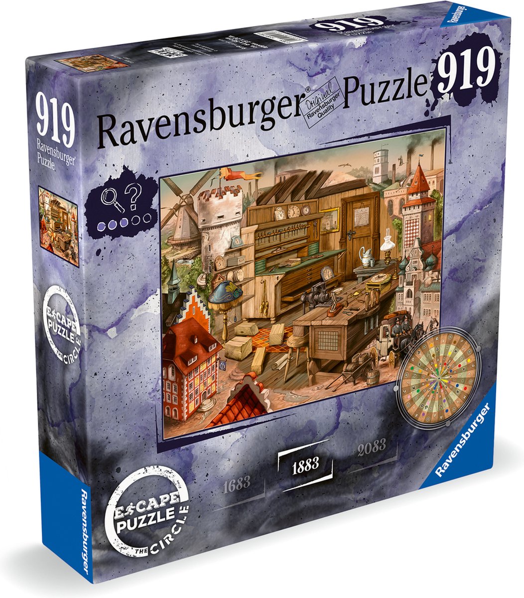 Ravensburger puzzel Escape the Circle Anno 1883 - Legpuzzel - 919 stukjes