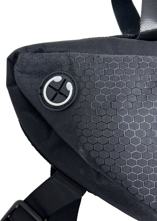 APlus - Fatbike/E-bike frame tasje - Multifunctioneel - Tas aan stang - Zwart - 4 L van APlus — afbeelding 3