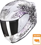 Scorpion EXO-391 DREAM White-Chameleon - ECE goedkeuring - Maat S - Integraal helm - Scooter helm - Motorhelm - Wit - ECE 22.06 goedgekeurd