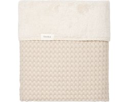 foto van Koeka Wiegdeken Wafel/teddy Oslo sand/pebble 75x100 cm