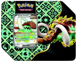 Pokemon scarlet & violet paldean fates large ex tin (1x random)