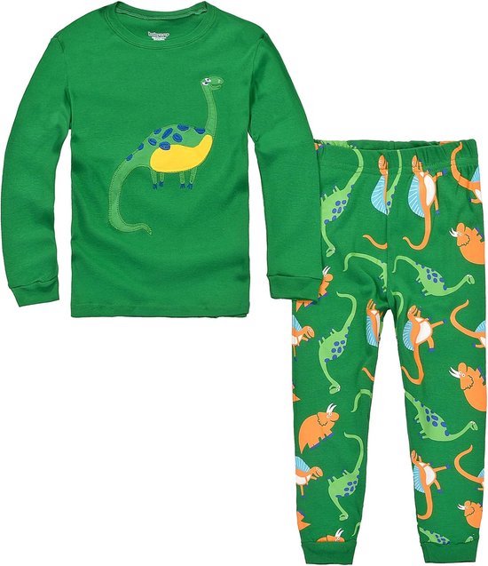 Pyjama kinderen - Jongens Pyjamaset Dino - Dinosaurus - Maat 98-104 (4T)