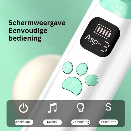 Neusreiniger Baby Elektrisch - Neuszuiger Baby Met Muziek Voor Afleiding - Neusdouche Inclusief Opzetstukken - Neus Douche - Neusspuit Met Anti-terugloop Functie - Verkoudheid van Kaitenmoto. — afbeelding 5