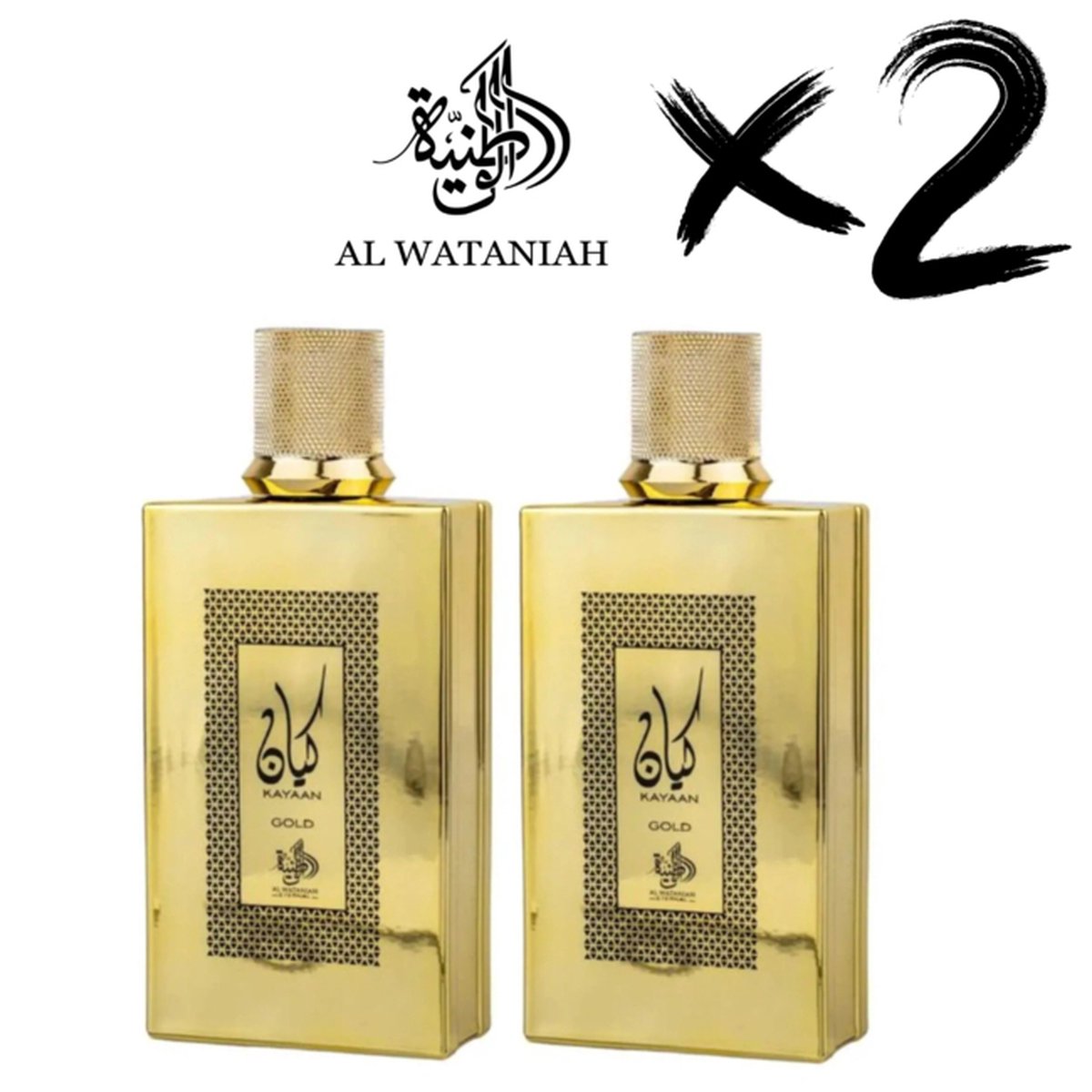 Goedkoopste AL WATANIAH ETERNAL PERFUME KAYAAN Gold, 2 x 100ml