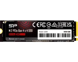 Silicon Power - UD90 - Interne SSD - PCIe Gen4x4 - NVMe M.2 2280 - 500GB