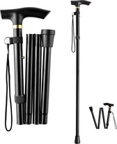 Wandelstok - Verstelbaar en Opvouwbaar - loopstok Ouderen - Afstelbaar 84 - 93cm - Loopstok Ouderen - Wandelstokken - Hiking - Nordic - stevig - Veiligheid