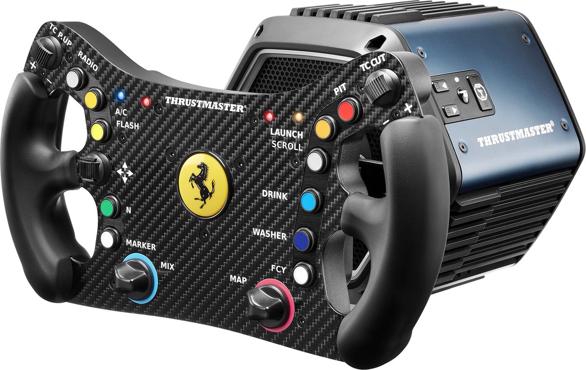 Thrustmaster T818 Direct Drive + Ferrari 488 GT3 Wheel Add-on + T-LCM Pro 3 Pedals - Aangedreven door Direct Drive-technologie - PC - 10nM constant op Prijzenvolger.com