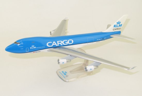 Schaalmodel vliegtuig KLM Cargo Boeing 747-400F schaal 1:250