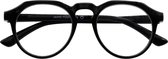 I Need You Jamie Leesbril +1.50 Zwart rond montuur met gehoekte bovenzijde